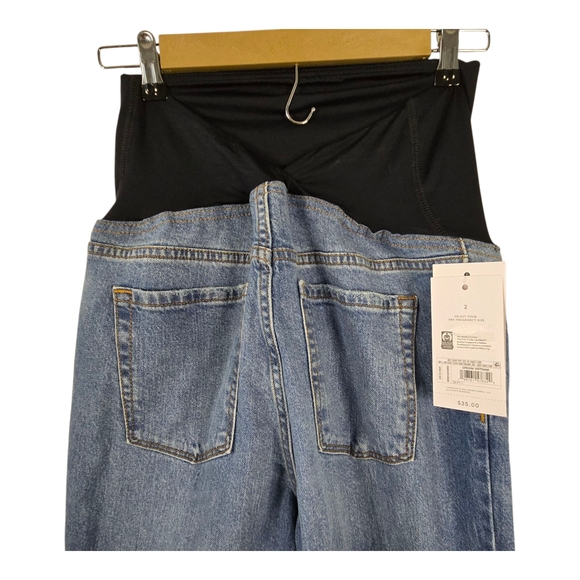 Ingrid & Isabel [Bundle Of 2] Sz 2 Maternity Crossover Panel Jean Leggings/pants - Picture 4 of 13